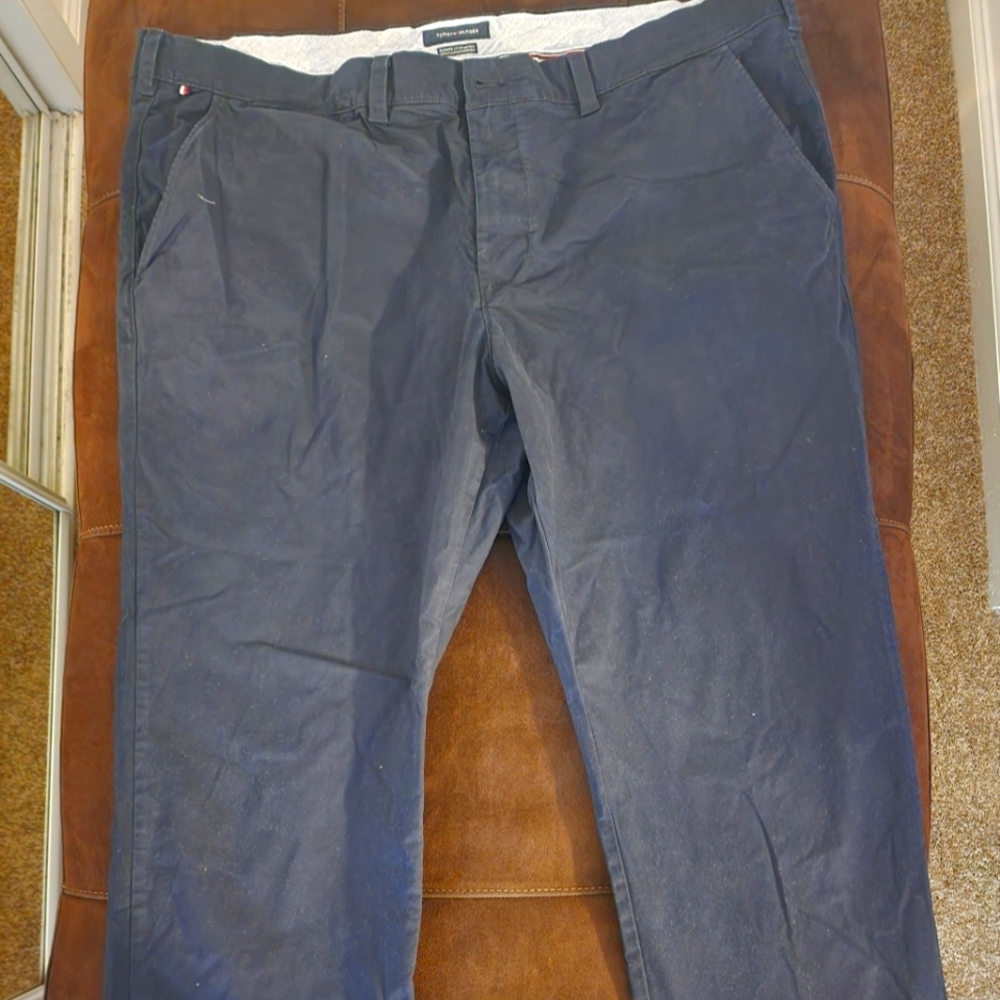 Tommy Hilfiger Big&Tall Blue sz 46W 30L Stretch Chino